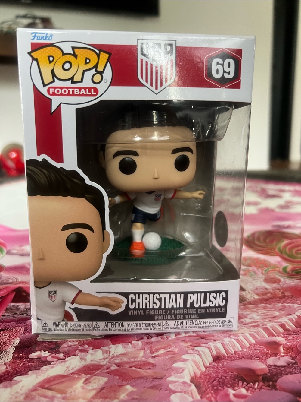 Funko Christian Pulisic Vinyl Figure - White Jersey